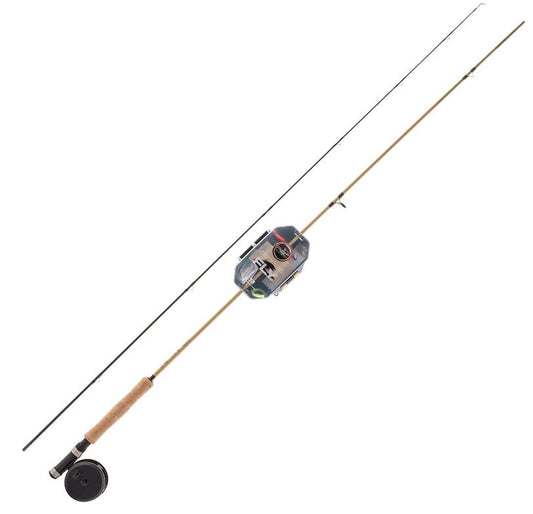 Ready2Fish Fly Fishing 2 pc Rod and Reel Combo, with Tackle Kit, Fishing Equipment 9’