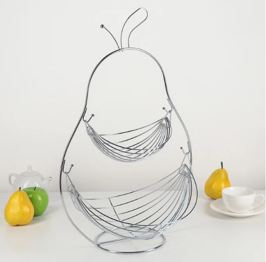 Fruit vase 34 × 27 × 52 cm "Pear" Kitchen supplies Serving Plates Tableware Dining Bar Home Garden