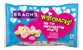 Brach S Wisecracks Sarcastic Conversation Hearts - 6-oz. Bag Size: 6 Oz Bag