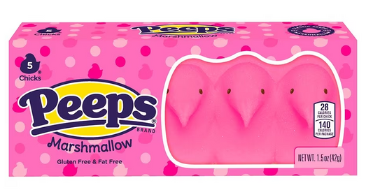 Peeps Marshmallow Easter Candy Marshmallow0.3oz x 5 pack
