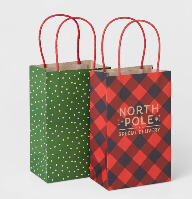 2ct Paper Handle Gift Bag - Won