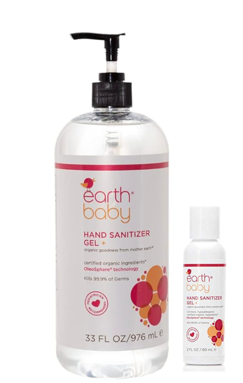 Earth Baby GEL DESINFECTANTE DE MANOS + 33OZ