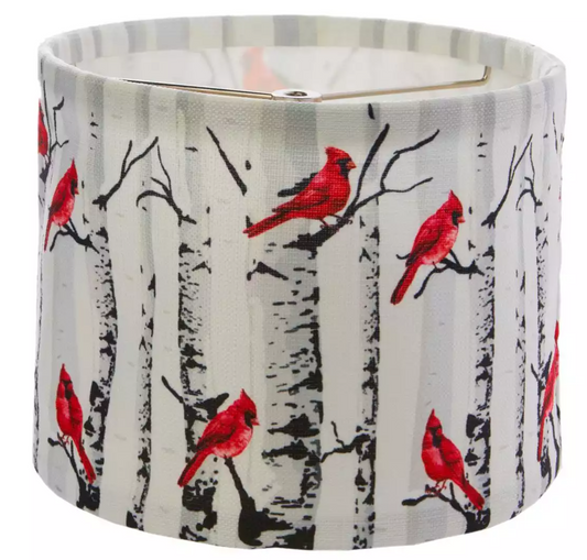 The Flip Shade® Cardinal Trees Interchangeable 10" Lamp Shade Kit