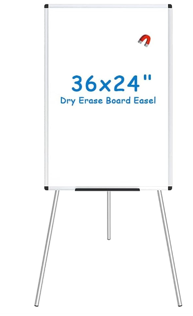 VIZ-PRO Magnetic Whiteboard Easel, 36 x 24 Inches – Lots-N-Things!