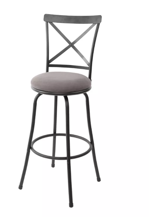 Karson Adjustable Height X Barstool - Holli Furniture