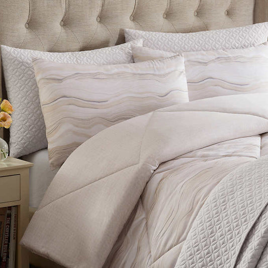 Queen Style Decor 6-piece Comforter and Coverlet Set