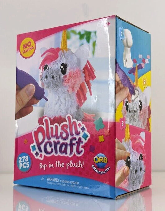 Plush Craft Unicorn Orb Toys 278-Piece No Sewing Craft Kit with Accessories 5+